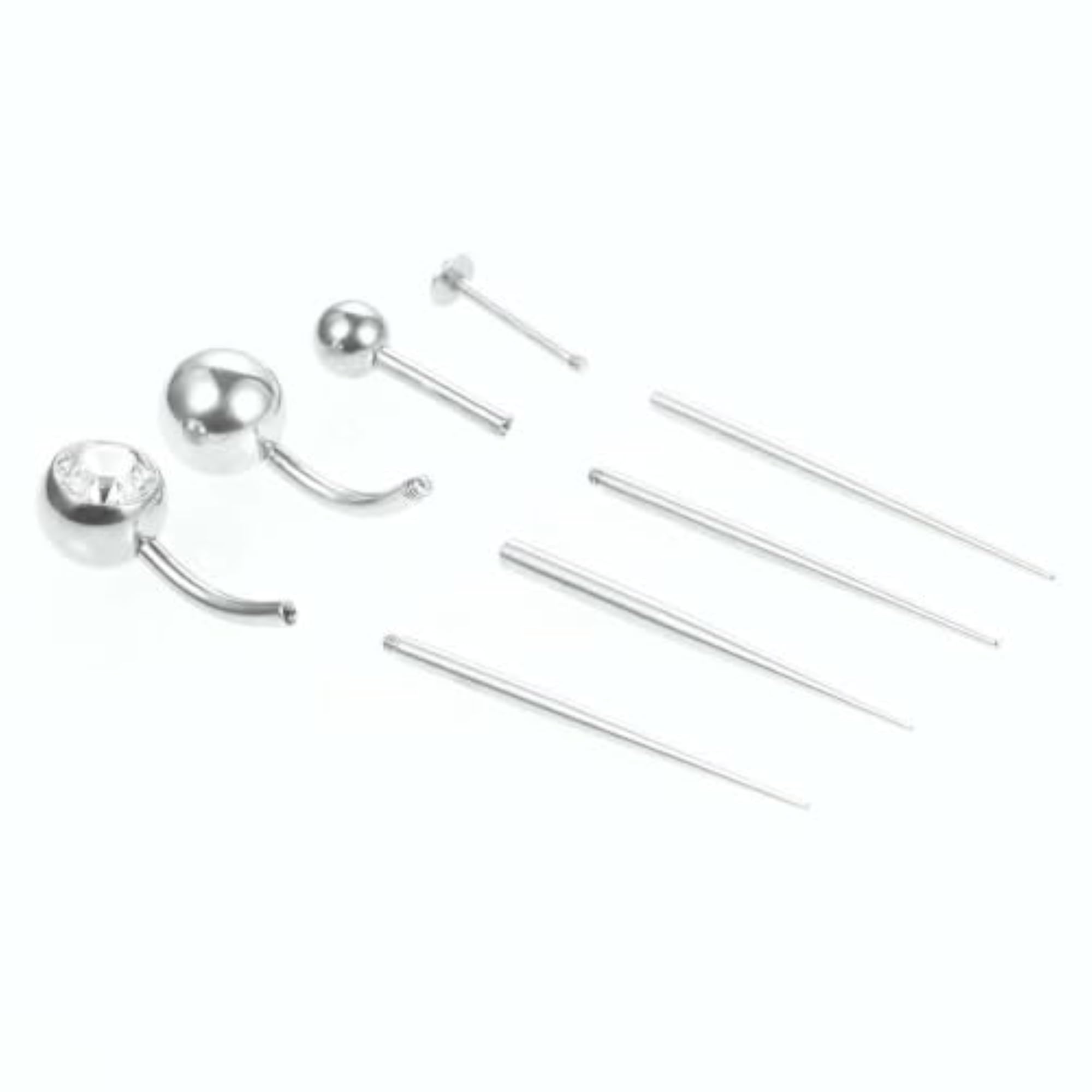 Stainless Steel Threaded Taper Piercing Tool for Ears
